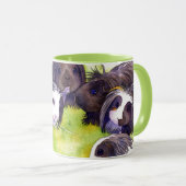 Long Hair Cavies Tasse (VorderseiteRechts)