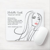 Long Hair Friseur macht Künstlermarken Mousepad (Mit Mouse)