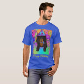 LONG HAIRED BLACK & TAN DOXIE T-Shirt (Vorne ganz)