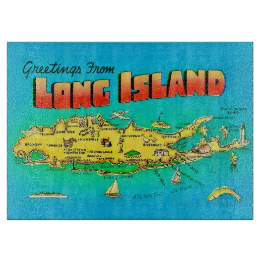 Long Island 15x11 Cutting Board Schneidebrett (Vorderseite)