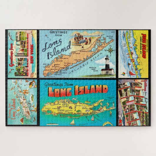 Long Island 20x30 Postkarten-Puzzle Puzzle (Horizontal)