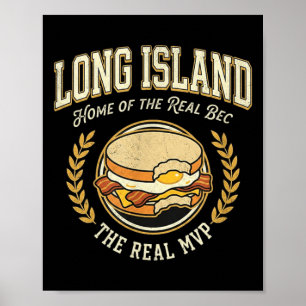 Long Island Bacen Egg Cheese Sandwich Fan Poster