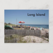 Long Island Beach Postkarte (Vorderseite)