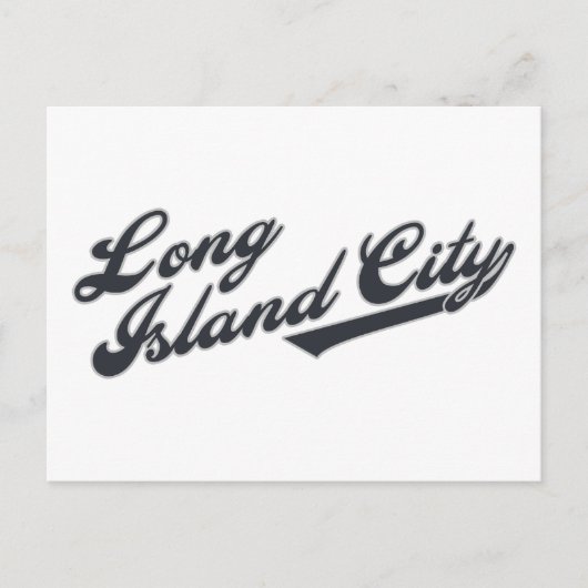 Long Island City Postkarte (Vorderseite)