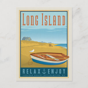 Long Island   Coopers Beach, Southampton, NY Postkarte