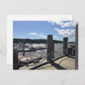 Long Island Dock Postkarte (Vorne/Hinten)
