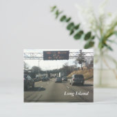 Long Island Expressway Postkarte (Stehend Vorderseite)