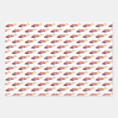 Long Island Fire Island Lighthouse Wrapping Paper Geschenkpapier Set (Vorderseite 2)