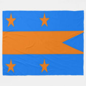 LONG ISLAND FLAG FLEECEDECKE (Vorderseite (Horizontal))