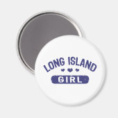 Long Island Girl Magnet (Vorderseite/Rückseite)