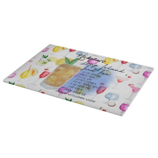Long Island Ice Teezeremonie Personalisiert Schneidebrett (Ecke)