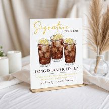 Long Island Iced Tea Signature Cocktail Rezept