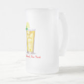 Long Island Iced Tee Mattglas Bierglas (VorderseiteRechts)