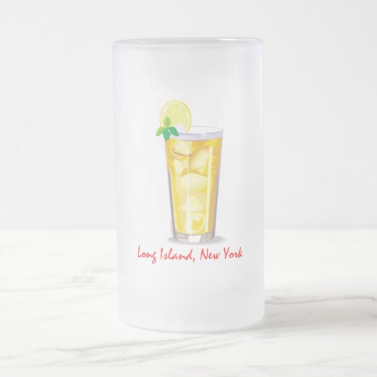 Long Island Iced Tee Mattglas Bierglas (Mittel)