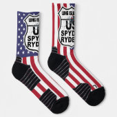 Long Island Kapitel - Socken Logo US Flagge (Rechts)
