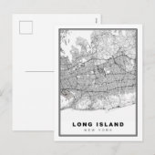 Long Island Karte (Vorne/Hinten)