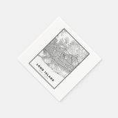 Long Island Karte Serviette (Ecke)
