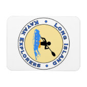Long Island Kayak Explorers Car Magnet (Horizontal)