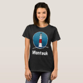 Long Island lighthouse Montauk T-Shirt (Vorne ganz)