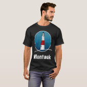 Long Island lighthouse Montauk T-Shirt (Vorne ganz)