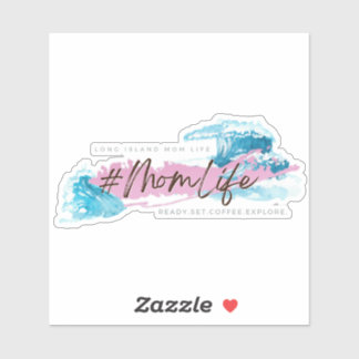Long Island Mama Life Wave Vinyl Sticker