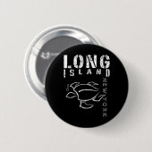 Long Island New York Souvenir Button (Vorne & Hinten)