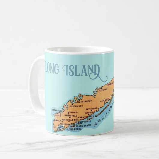 Long Island - Nimm mir Zuhause Tasse (Vorderseite Links)