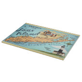Long Island NY 15x11 Cutting Board Schneidebrett (Ecke)