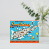 Long Island, NY Anlass Postkarte (Stehend Vorderseite)