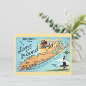 Long Island NY Moving Ankündigung (Stehend Vorderseite)