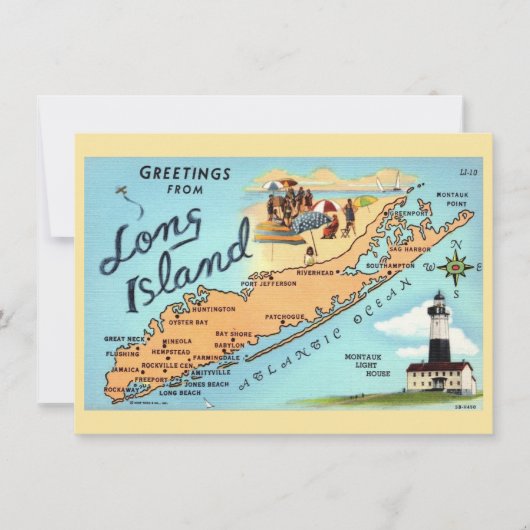 Long Island NY Moving Ankündigung (Vorderseite)