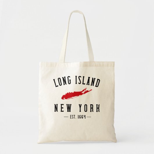 Long Island NY Souvenir T-Shirt Native Long Island Tragetasche (Vorne)