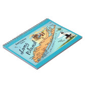 Long Island NY  Spiral Notebook Notizblock (Linke Seite)