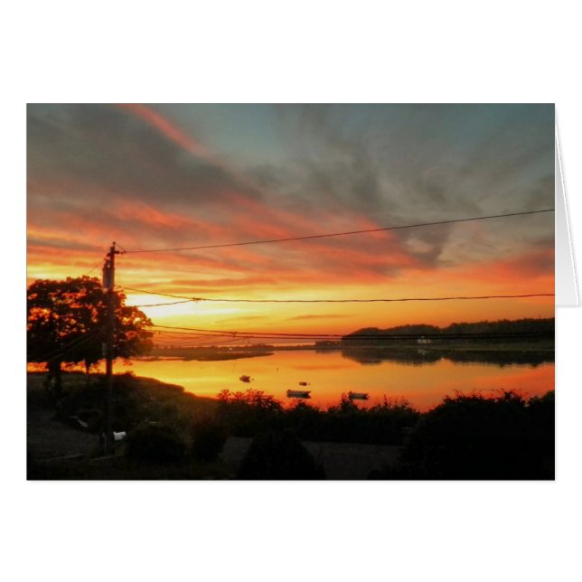 Long Island NY Sunset (Vorderseite (Horizontal))