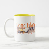 Long Island NY Zweifarbige Tasse (Links)