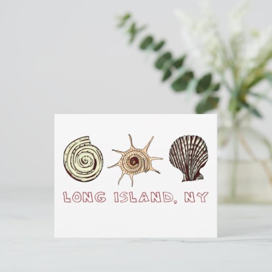 Long Island Postkarte (Stehend Vorderseite)
