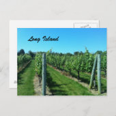 Long Island Postkarte (Vorne/Hinten)