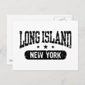 Long Island Postkarte (Vorne/Hinten)