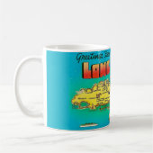 Long Island Postkartenkarte Tasse (Links)