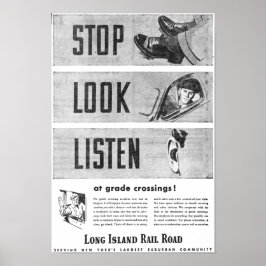 Long Island Railsafety poster