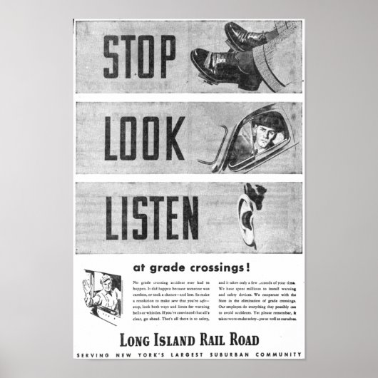 Long Island Railsafety poster (Vorne)