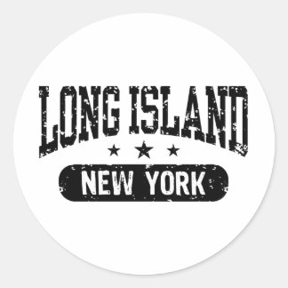 Long Island Runder Aufkleber