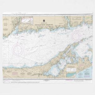 Long Island Sound Eastern Part Nautic Chart Fleecedecke