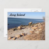 Long Island Sound Postkarte (Vorne/Hinten)