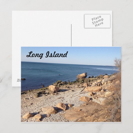 Long Island Sound Postkarte (Vorne/Hinten)