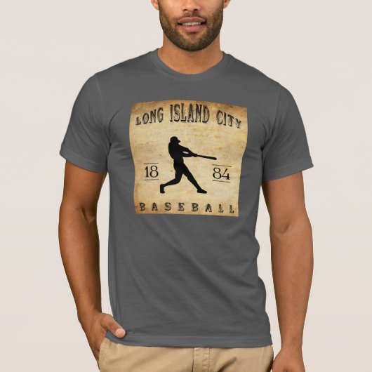 Long Island-Stadt-New- Yorkbaseball 1884 T-Shirt (Vorderseite)