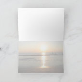 Long Island Sunset Grußkarte Karte (Innenseite)