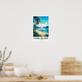 Long Island The Bahamas Travel Print Poster (Küche)