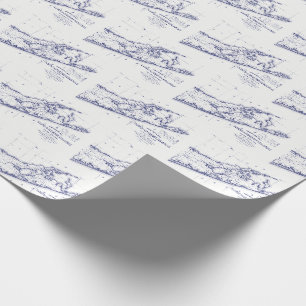 Long Island The Hamptons Karte VC 2 Geschenkpapier