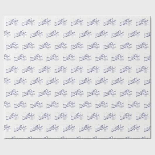 Long Island The Hamptons Map Geschenkpapier (Flach)